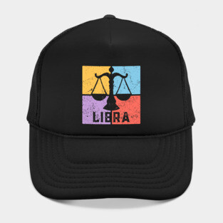 Libra Zodiac Art - Scales Balance Design Hat