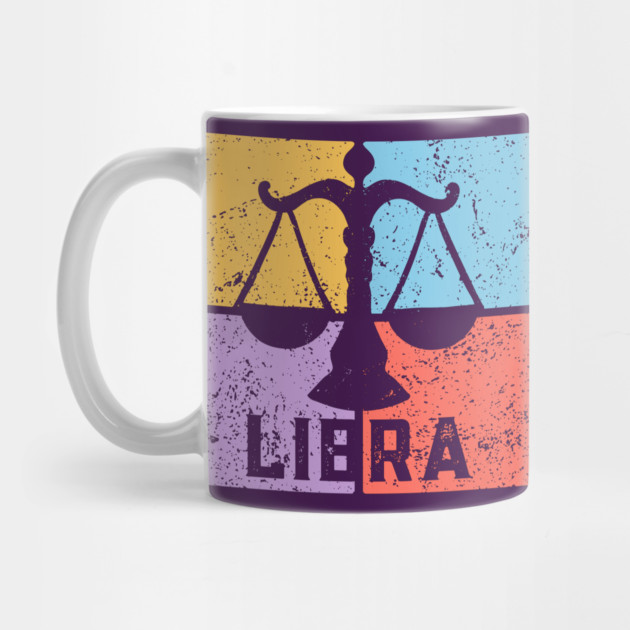 Libra Zodiac Art - Scales Balance Design by TuncGK