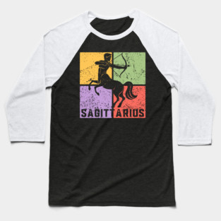Sagittarius Zodiac Art - Archer Design Baseball T-Shirt