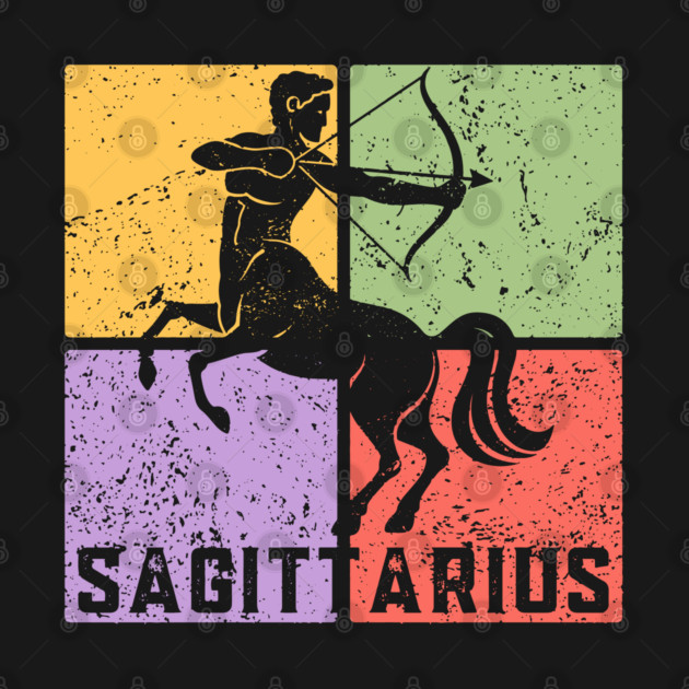 Sagittarius Zodiac Art - Archer Design by TuncGK