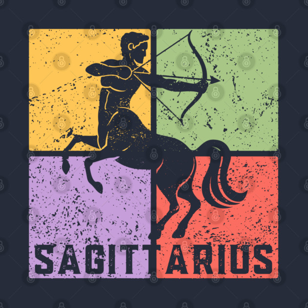 Sagittarius Zodiac Art - Archer Design by TuncGK