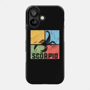 Scorpio Zodiac Art - Scorpion Emblem Phone Case