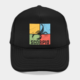 Scorpio Zodiac Art - Scorpion Emblem Hat