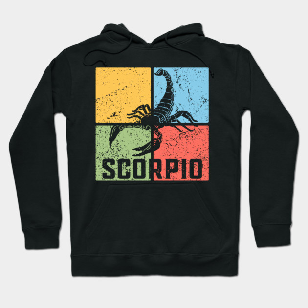 Scorpio Zodiac Art - Scorpion Emblem Hoodie by TuncGK