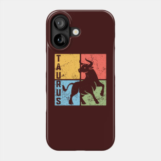 Taurus Zodiac Art - Bull Symbol Artwork Phone Case