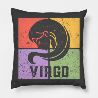 Virgo Zodiac Art - Maiden Icon Design Pillow