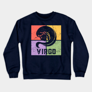 Virgo Zodiac Art - Maiden Icon Design Crewneck Sweatshirt