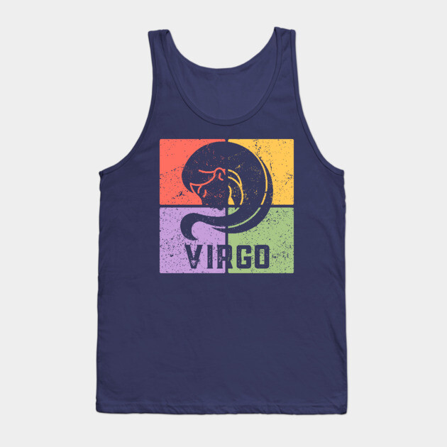Virgo Zodiac Art - Maiden Icon Design Tank Top by TuncGK