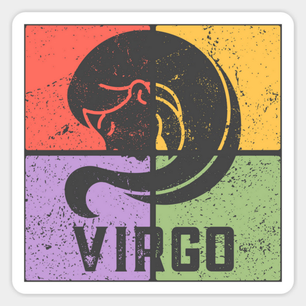 Virgo Zodiac Art - Maiden Icon Design Magnet by TuncGK