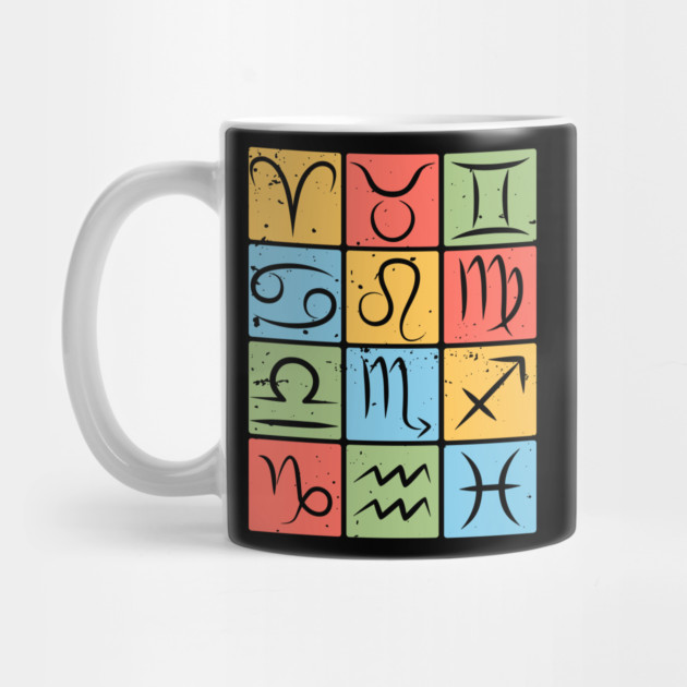 Complete Zodiac Symbols Chart Design by TuncGK