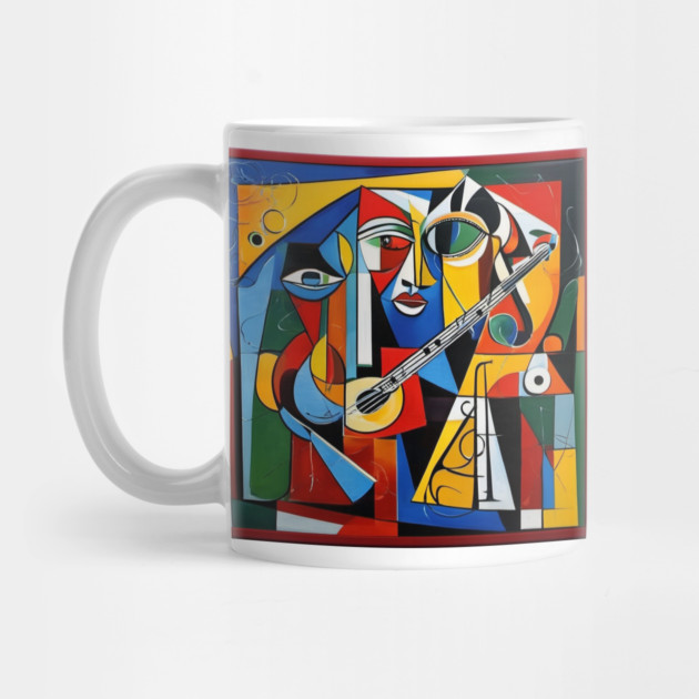 Cubist Musical Instrument by Urbanprint