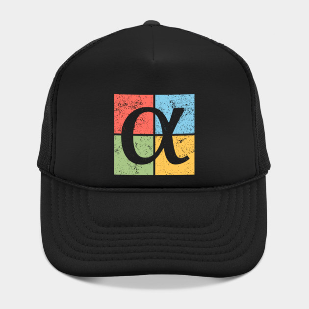 Alpha Pop Art Design - Greek Letter A Artwork by TuncGK