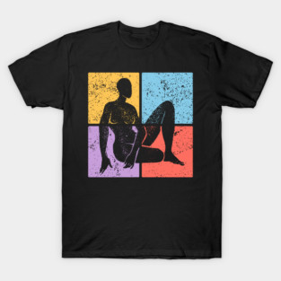 Artistic Female Pop Art Design - Feminine Icon Art T-Shirt