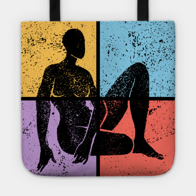 Artistic Female Pop Art Design - Feminine Icon Art Tote by TuncGK