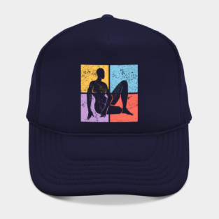 Artistic Female Pop Art Design - Feminine Icon Art Hat