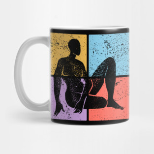 Artistic Female Pop Art Design - Feminine Icon Art Mug