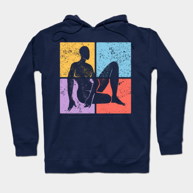 Artistic Female Pop Art Design - Feminine Icon Art Hoodie by TuncGK