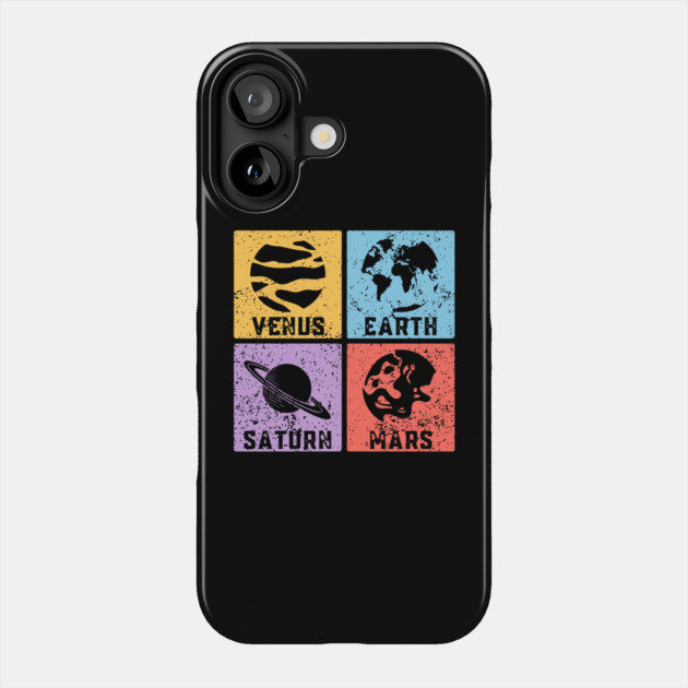 Beauty, Life, Time, War Pop Art Design - Elements Phone Case by TuncGK