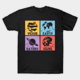Beauty, Life, Time, War Pop Art Design - Elements T-Shirt