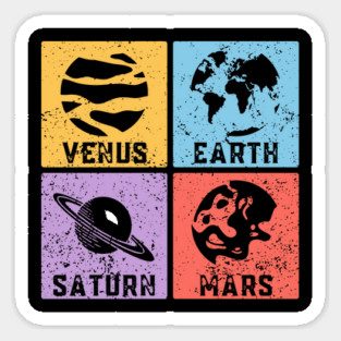 Beauty, Life, Time, War Pop Art Design - Elements Magnet