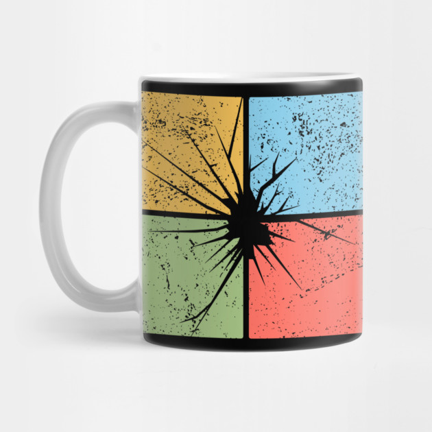 Crack Pop Art Design - Retro Distressed Effect by TuncGK