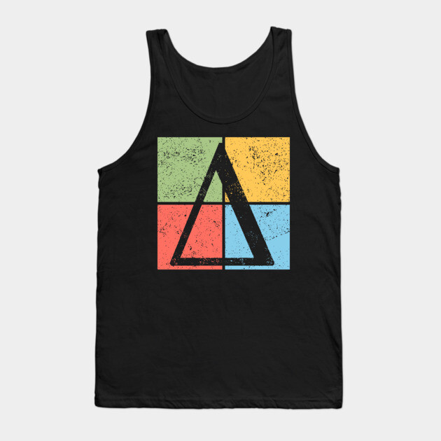 Delta Pop Art Design - Greek Triangle Symbol Art Tank Top by TuncGK