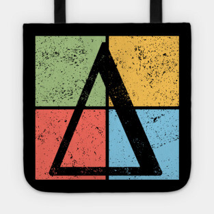 Delta Pop Art Design - Greek Triangle Symbol Art Tote