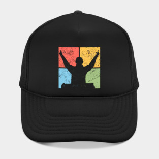 DJ Pop Art Design - Retro Music Lover Art Hat