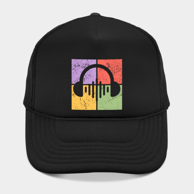 Music Lover's Pop Art Design - Retro Headphones by TuncGK