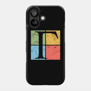 Gamma Pop Art Design - Greek Symbol in Retro Style Phone Case