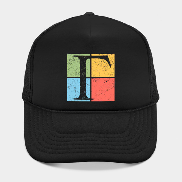 Gamma Pop Art Design - Greek Symbol in Retro Style by TuncGK