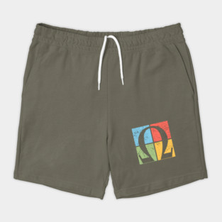Omega Pop Art Design - Greek Letter Retro Artwork Shorts