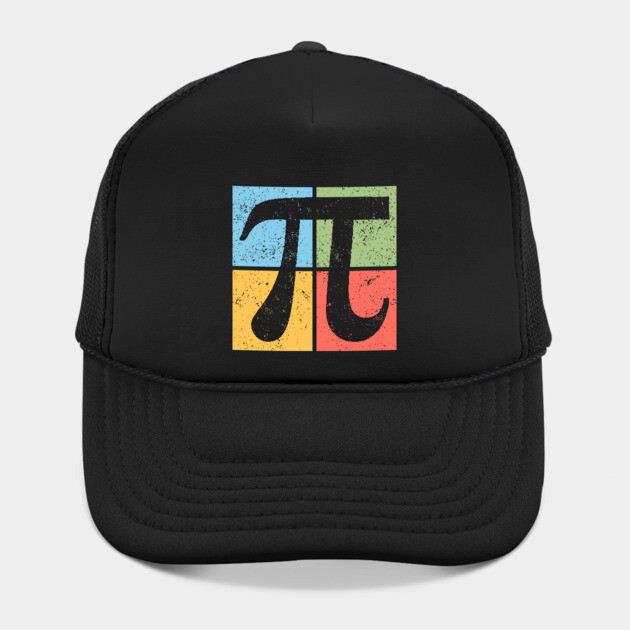 Pi Pop Art Design - Retro Mathematical Symbol by TuncGK