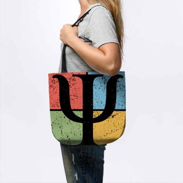 Psi Pop Art Design - Greek Letter and Science Icon by TuncGK