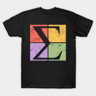 Sigma Pop Art Design - Greek Letter Retro Style T-Shirt