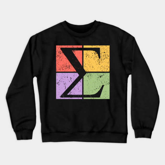 Sigma Pop Art Design - Greek Letter Retro Style Crewneck Sweatshirt by TuncGK