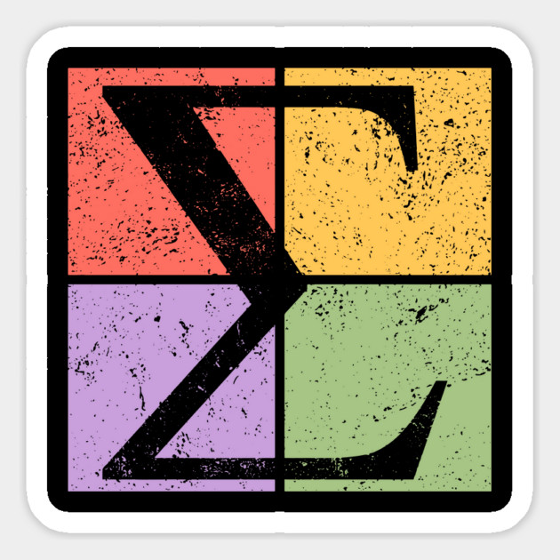 Sigma Pop Art Design - Greek Letter Retro Style Magnet by TuncGK