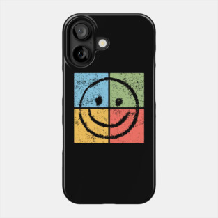 Smiley Pop Art Design - Retro Happy Face Icon Phone Case