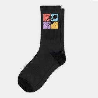 Sperm Race Pop Art Design - Retro Conceptual Art Socks