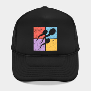 Sperm Race Pop Art Design - Retro Conceptual Art Hat