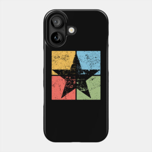Star Pop Art Design - Retro Celestial Symbol Art Phone Case