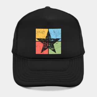 Star Pop Art Design - Retro Celestial Symbol Art Hat