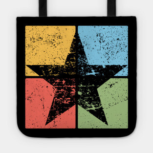 Star Pop Art Design - Retro Celestial Symbol Art Tote