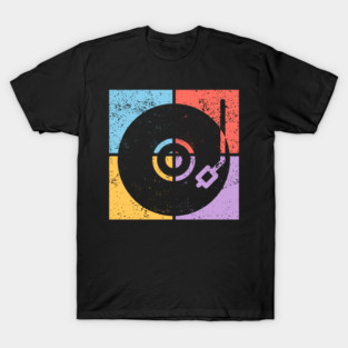 Vinyl Lover Pop Art Design - Retro Music Icon T-Shirt