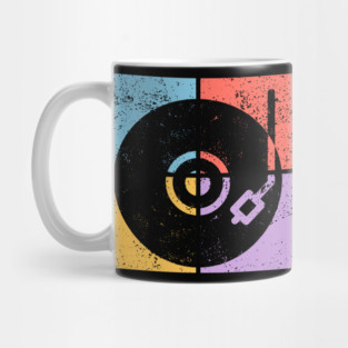 Vinyl Lover Pop Art Design - Retro Music Icon Mug
