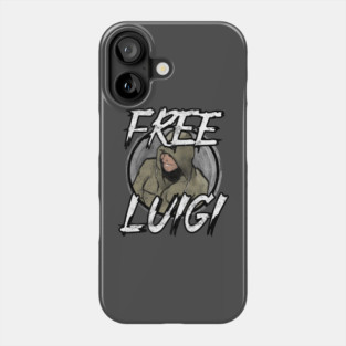 Free Luigi Distressed Watercolor Phone Case