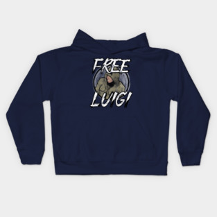 Free Luigi Distressed Watercolor Kids Hoodie