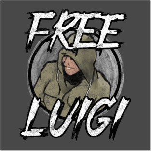 Free Luigi Distressed Watercolor Posters and Art