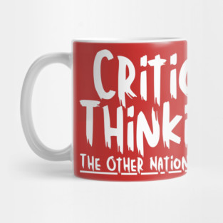 Funny Critical Thinking Humor Mug