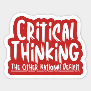 Funny Critical Thinking Humor Magnet